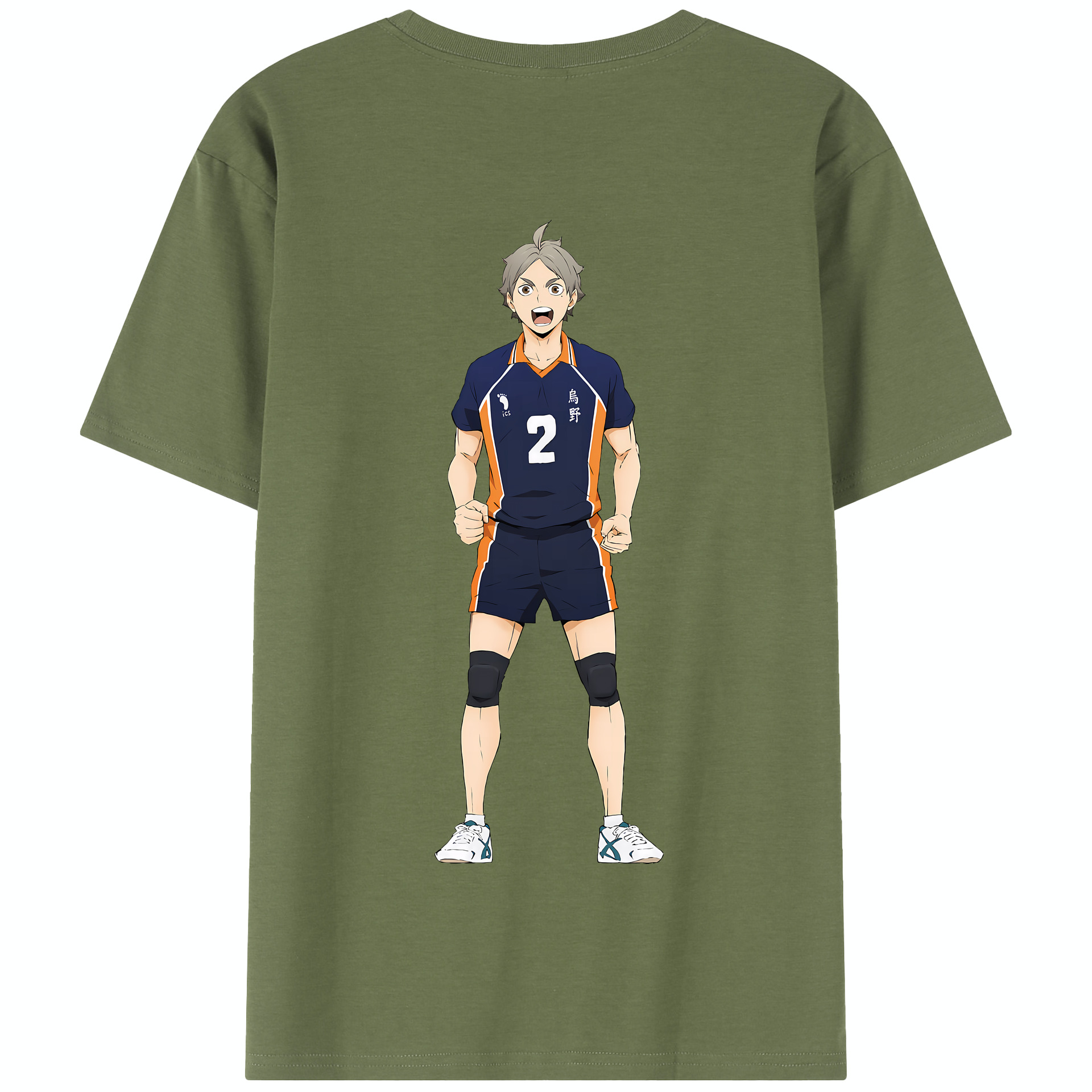 （画像用） ハイキュー!! Haikyu!! 綿100％半袖Tシャツ（背面プリント）